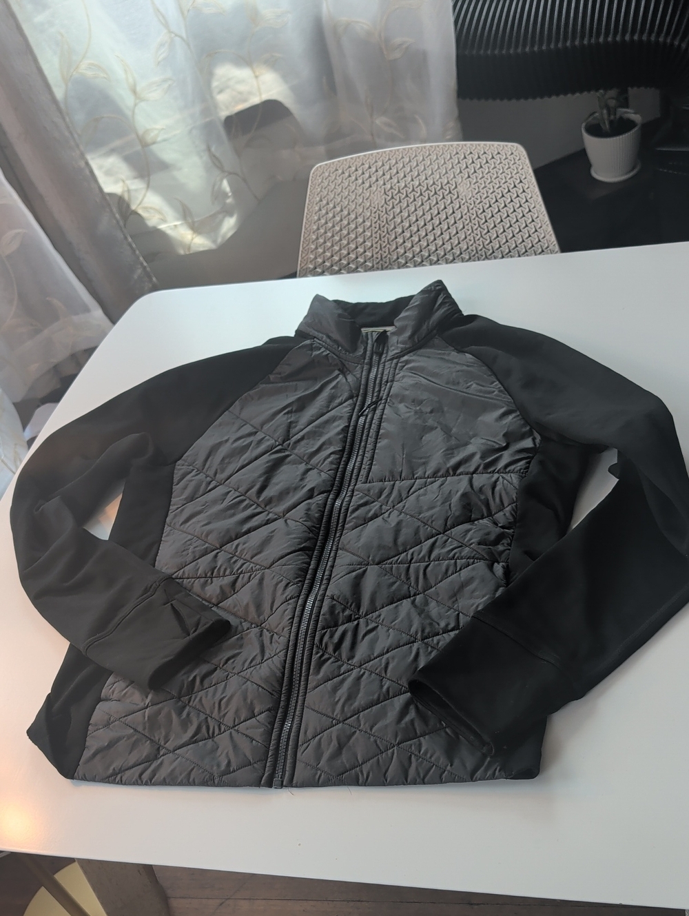 Smartwool Men’s Smartloft Hybrid Jacket – Black Quilted Merino Mid Layer